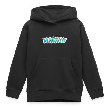 Geschenk für Marvin - Kinder Premium Organic Hoodie - Schwarz - Vorne - AI Model Kid Male (0cm)