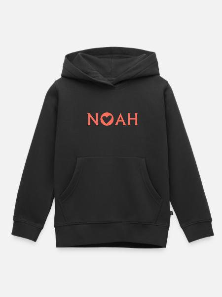 Noah - Kinder Premium Organic Hoodie - Schwarz
