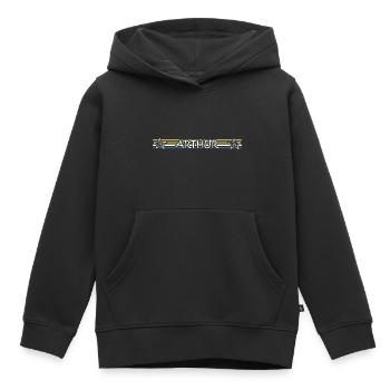 Arthur - Kids Premium Organic Hoodie - black - Front - AI Model Kid Male (0cm)