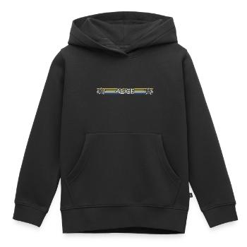 Cadeau pour Alice - Sweat Premium à capuche enfant bio - noir - Devant - AI Model Kid Male (0cm)