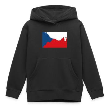 Tschechien - Kinder Premium Organic Hoodie - Schwarz - Vorne - AI Model Kid Male (0cm)