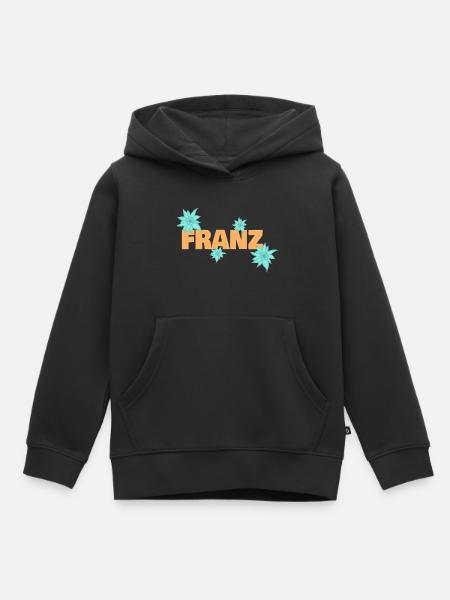 Edelweiß Franz - Kinder Premium Organic Hoodie - Schwarz