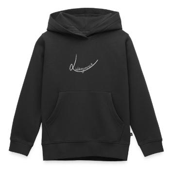 Zeige deine Verbundenheit - Kinder Premium Organic Hoodie - Schwarz - Vorne - AI Model Kid Male (0cm)