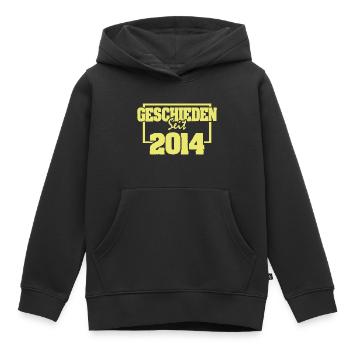 Liberté 2014 - Sweat Premium à capuche enfant bio - noir - Devant - AI Model Kid Male (0cm)