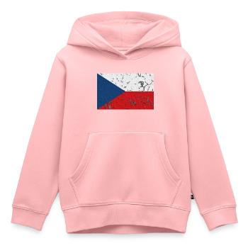 Tschechien - Kinder Premium Organic Hoodie - Rosa - Vorne - AI Model Kid Female (0cm)