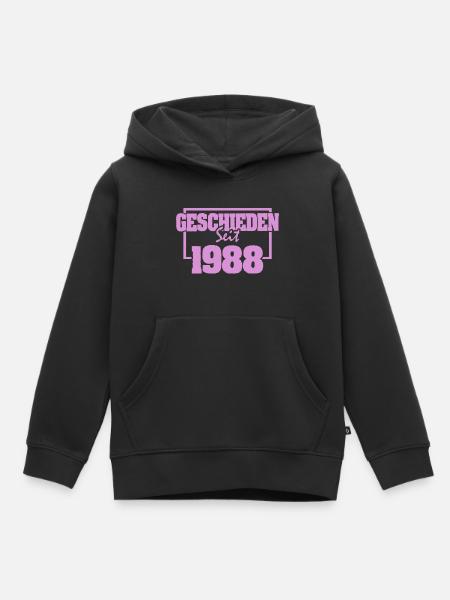 Ehe 1988 - Kinder Premium Organic Hoodie - Schwarz