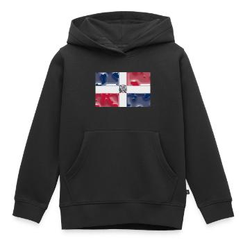 DomRep DominikanischeRepublik - Kinder Premium Organic Hoodie - Schwarz - Vorne - AI Model Kid Male (0cm)