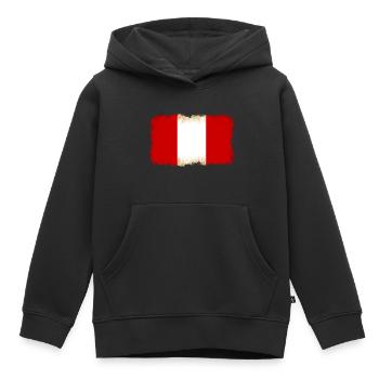 Peru - Kinder Premium Organic Hoodie - Schwarz - Vorne - AI Model Kid Male (0cm)