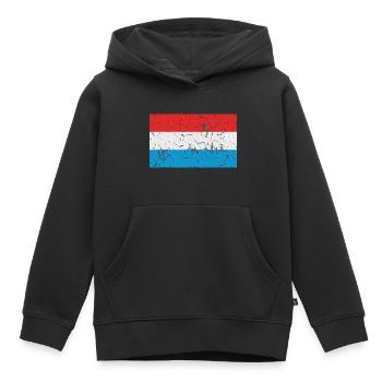 Luxemburg - Kinder Premium Organic Hoodie - Schwarz - Vorne - AI Model Kid Male (0cm)