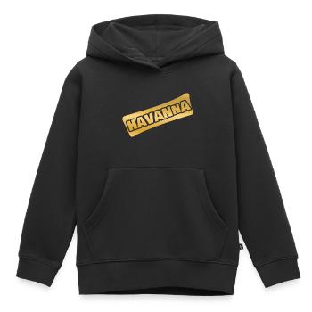La Havane comme prénom - Sweat Premium à capuche enfant bio - noir - Devant - AI Model Kid Male (0cm)