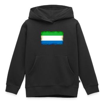 Leone als Sierra - Kinder Premium Organic Hoodie - Schwarz - Vorne - AI Model Kid Male (0cm)