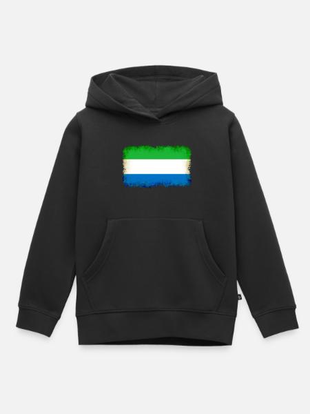 Leone als Sierra - Kinder Premium Organic Hoodie - Schwarz