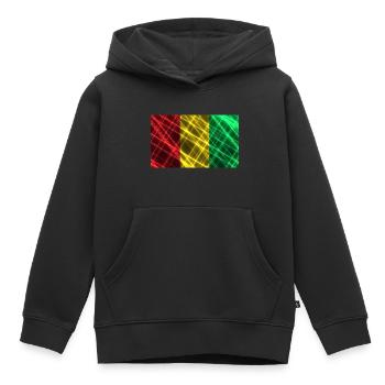 Style Guinea - Kids Premium Organic Hoodie - black - Front - AI Model Kid Male (0cm)