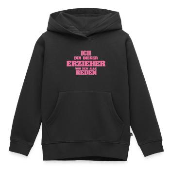 Beruf Erzieher - Kinder Premium Organic Hoodie - Schwarz - Vorne - AI Model Kid Male (0cm)