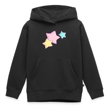 Unicorn Stars - Kinder Premium Organic Hoodie - Schwarz - Vorne - AI Model Kid Male (0cm)