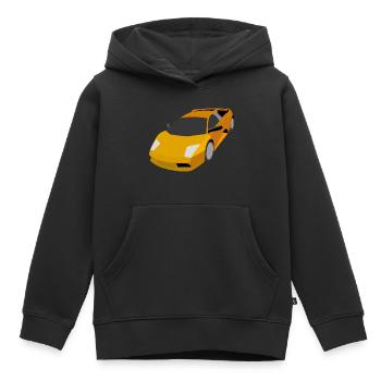 Rennauto - Kinder Premium Organic Hoodie - Schwarz - Vorne - AI Model Kid Male (0cm)