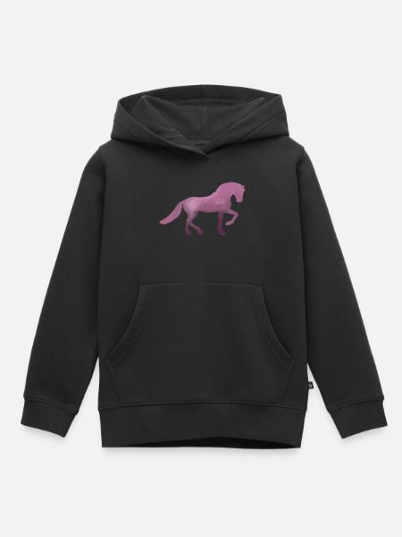 Anmut - Kinder Premium Organic Hoodie - Schwarz