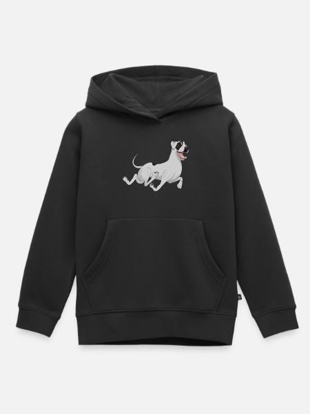 Run for fun - Kinder Premium Organic Hoodie - Schwarz