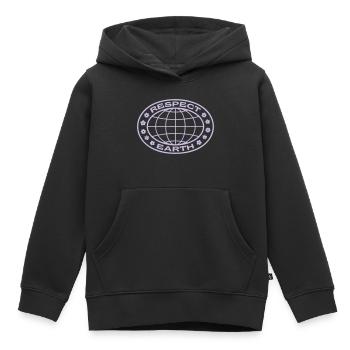 Respectez la Terre - Sweat Premium à capuche enfant bio - noir - Devant - AI Model Kid Male (0cm)