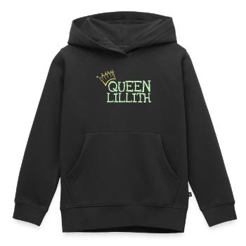 Lillith - Kinder Premium Organic Hoodie - Schwarz - Vorne - AI Model Kid Male (0cm)