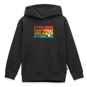 Orchestra Violinist Gift - Kids Premium Organic Hoodie - black - Front - AI Model Kid Male (0cm)