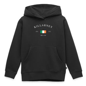 Killarney Ireland – Holiday Souvenir & Gift - Kids Premium Organic Hoodie - black - Front - AI Model Kid Male (0cm)