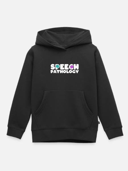 Logopäde Sprachtherapie Sprachtherapeut - Kinder Premium Organic Hoodie - Schwarz