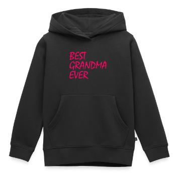 Best grandma ever - Kinder Premium Organic Hoodie - Schwarz - Vorne - AI Model Kid Male (0cm)