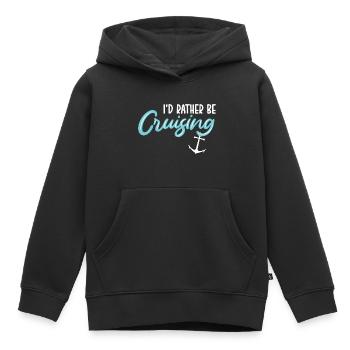 Cruise Cruise Ship - Kids Premium Organic Hoodie - black - Front - AI Model Kid Male (0cm)
