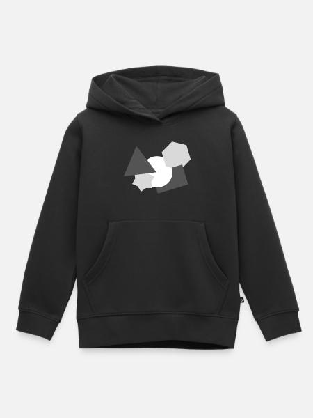Formen - Kinder Premium Organic Hoodie - Schwarz