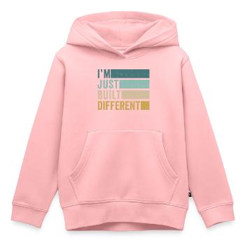 I'm Just Built Different LGBTQ - Kids Premium Organic Hoodie - rose - Front - AI Model Kid Female (0cm)