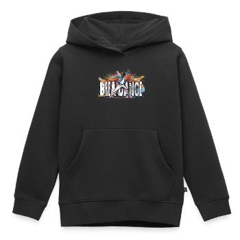 Breakdance Breakdancer Bboy - Sweat Premium à capuche enfant bio - noir - Devant - AI Model Kid Male (0cm)