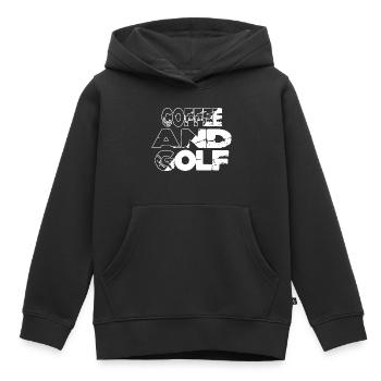 Golf Golf Swing Bday Awesome Funny Quote Humor - Kids Premium Organic Hoodie - black - Front - AI Model Kid Male (0cm)