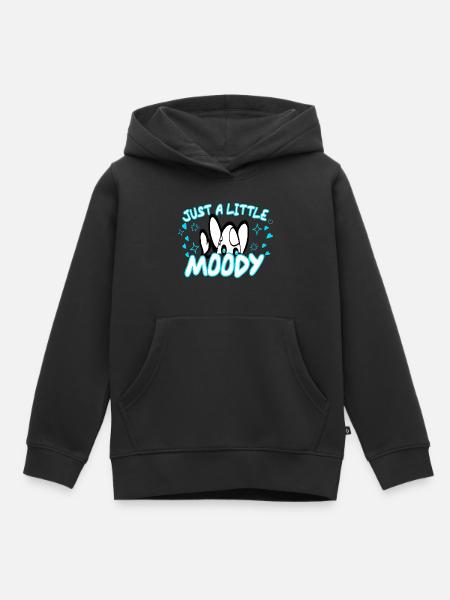 Ein bisschen launisch - Kinder Premium Organic Hoodie - Schwarz