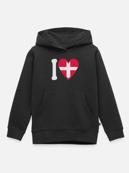 Liebe Savoie 2C - Kinder Premium Organic Hoodie - Schwarz