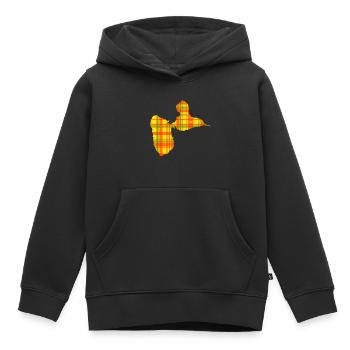 Guadeloupe - Kinder Premium Organic Hoodie - Schwarz - Vorne - AI Model Kid Male (0cm)