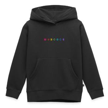 München Bayern - Kinder Premium Organic Hoodie - Schwarz - Vorne - AI Model Kid Male (0cm)