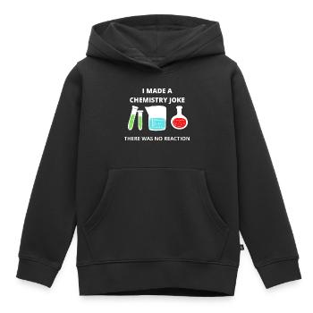 SCIENCE chemistry moment of science geschenk - Sweat Premium à capuche enfant bio - noir - Devant - AI Model Kid Male (0cm)