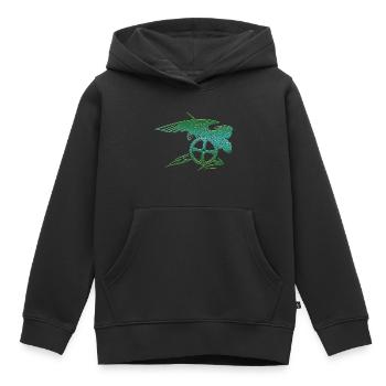 Michael Erzengel Heiliger Christlicher Engel Heiliger Heiliger Snkt - Kinder Premium Organic Hoodie - Schwarz - Vorne - AI Model Kid Male (0cm)