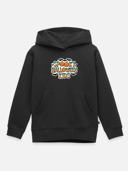 Spooky Halloween Kids - Kids Premium Organic Hoodie - black