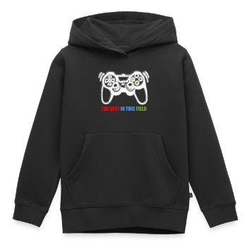 Spielkonsolen-Spieler - Kinder Premium Organic Hoodie - Schwarz - Vorne - AI Model Kid Male (0cm)