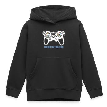 Spielkonsolen-Spieler - Kinder Premium Organic Hoodie - Schwarz - Vorne - AI Model Kid Male (0cm)