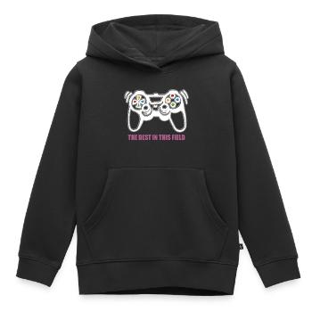 Spielkonsolen-Spieler - Kinder Premium Organic Hoodie - Schwarz - Vorne - AI Model Kid Male (0cm)