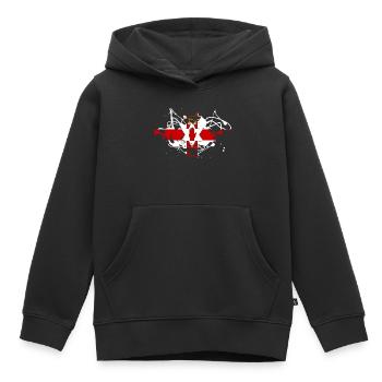 Northern Ireland - Kids Premium Organic Hoodie - black - Front - AI Model Kid Male (0cm)
