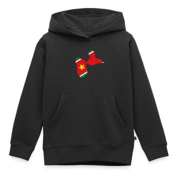 Karte Guadeloupe - Kinder Premium Organic Hoodie - Schwarz - Vorne - AI Model Kid Male (0cm)