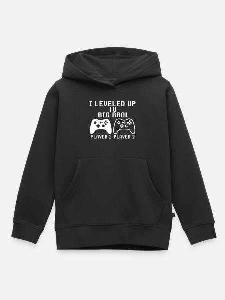 Ik levelde naar Big Bro - Kinder Premium hoodie biologisch - zwart