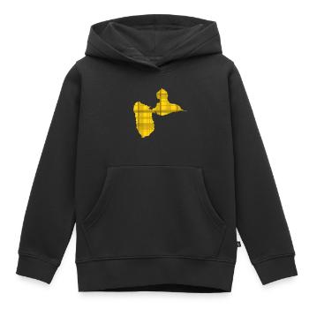 Guadeloupe - Kinder Premium Organic Hoodie - Schwarz - Vorne - AI Model Kid Male (0cm)