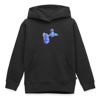 Guadeloupe - Kinder Premium Organic Hoodie - Schwarz - Vorne - AI Model Kid Male (0cm)
