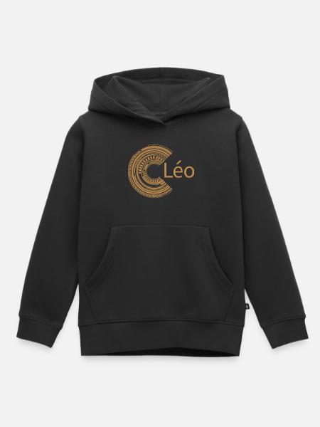 Für Léo - Kinder Premium Organic Hoodie - Schwarz