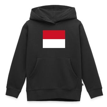 Monaco - Kids Premium Organic Hoodie - black - Front - AI Model Kid Male (0cm)